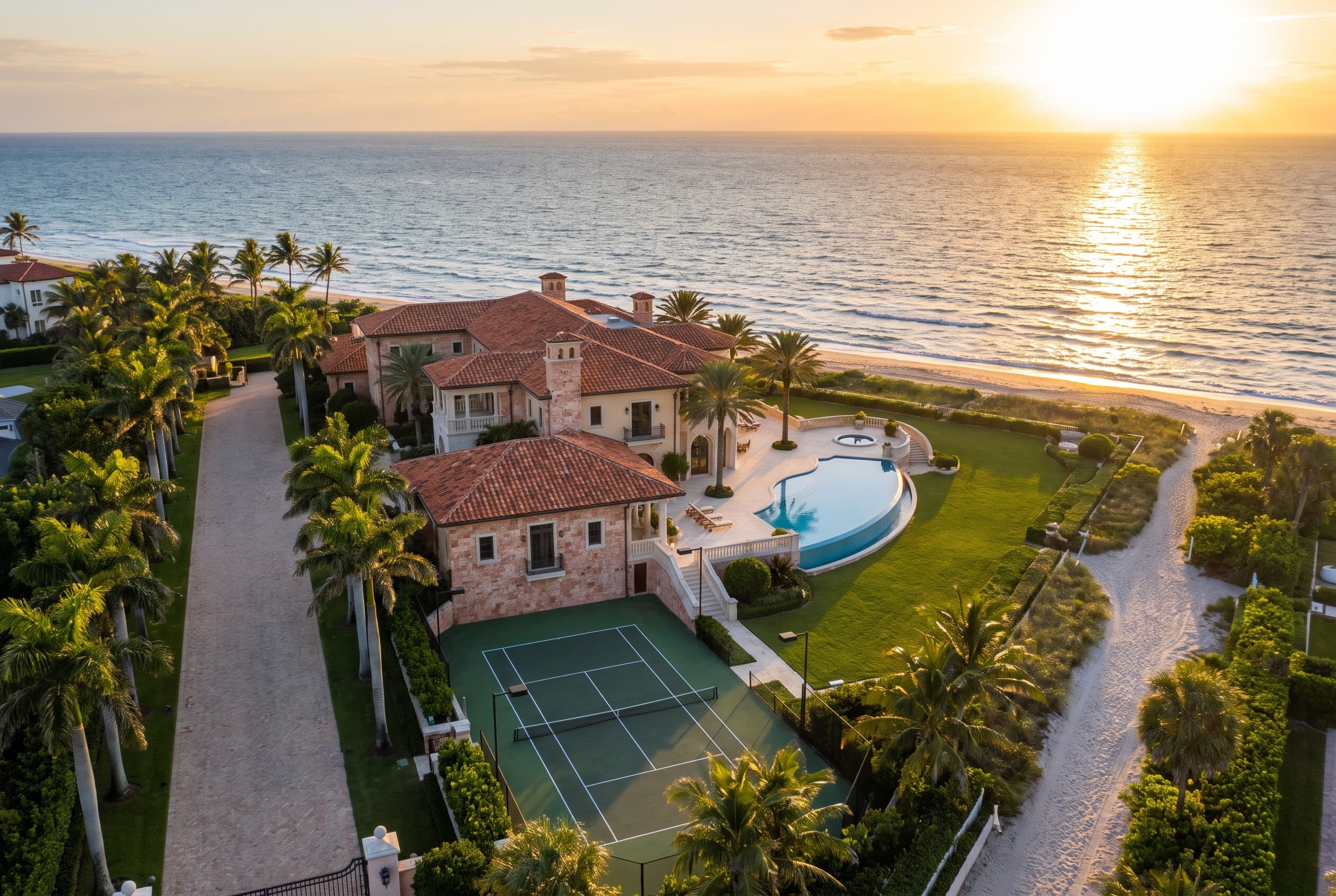 Oceanfront Mediterranean Estate, Palm Beach