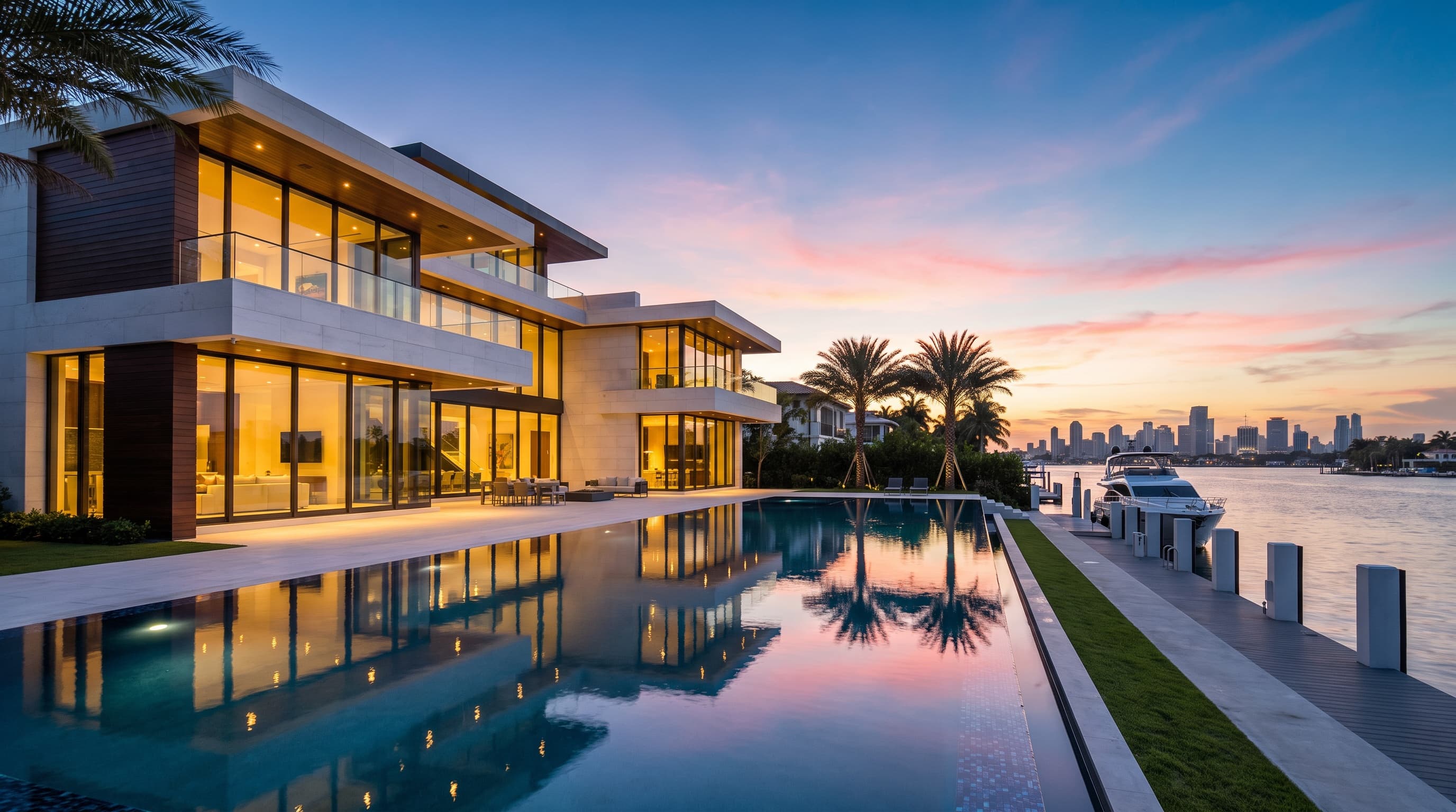 Luxury Miami waterfront estate